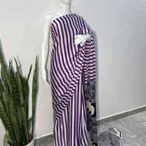 modal silk ajrakh saree