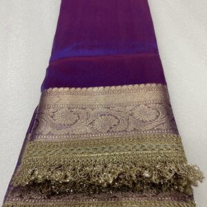 green soft silk saree