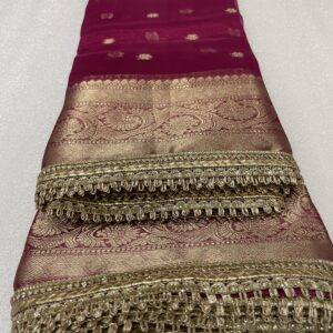 green soft silk saree